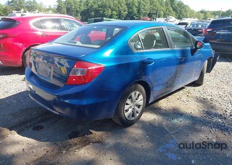 2012 Honda Civic Lx z USA, uszkodzony, nr VIN 2HGFB2F58CH529216